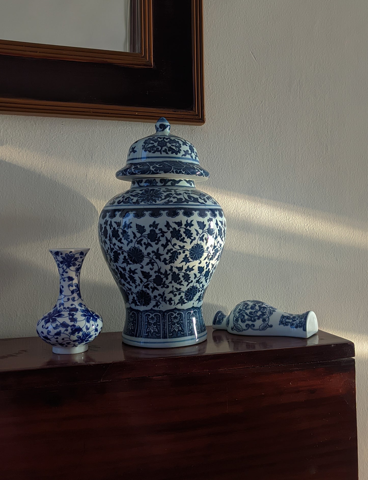 Prince Blue Porcelain Vase