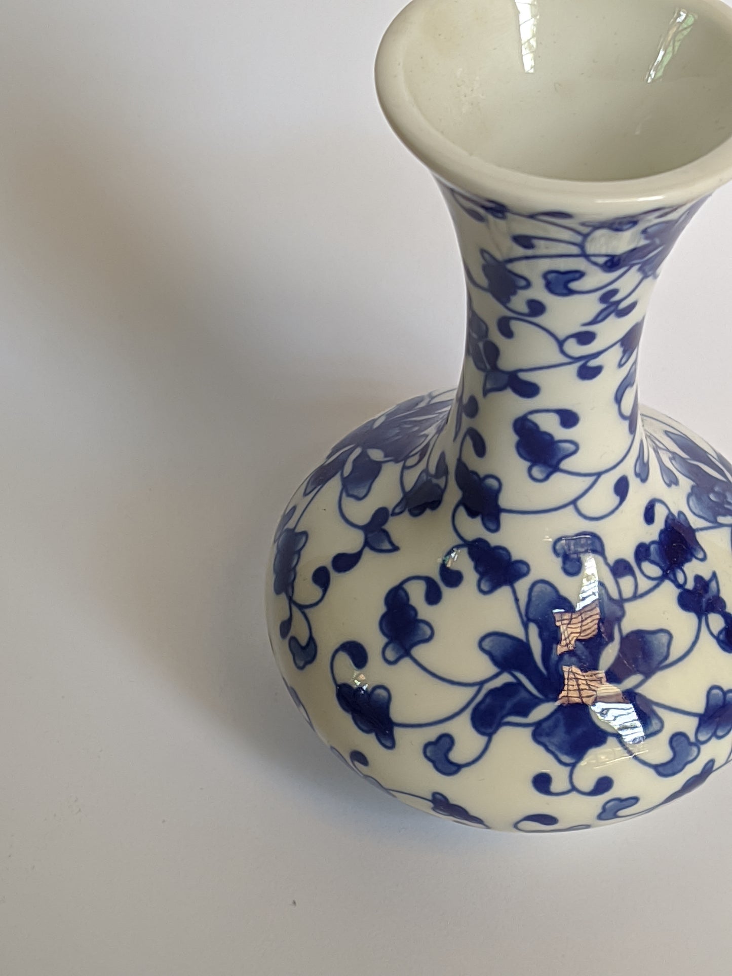 Prince Blue Porcelain Vase