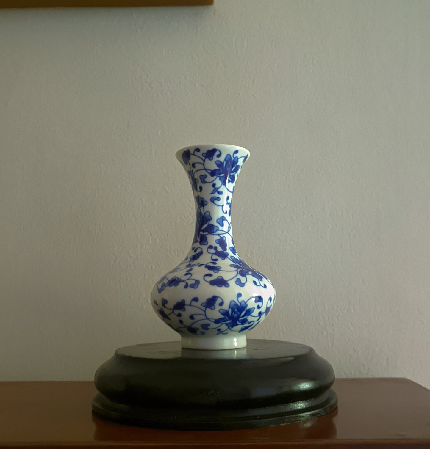 Prince Blue Porcelain Vase