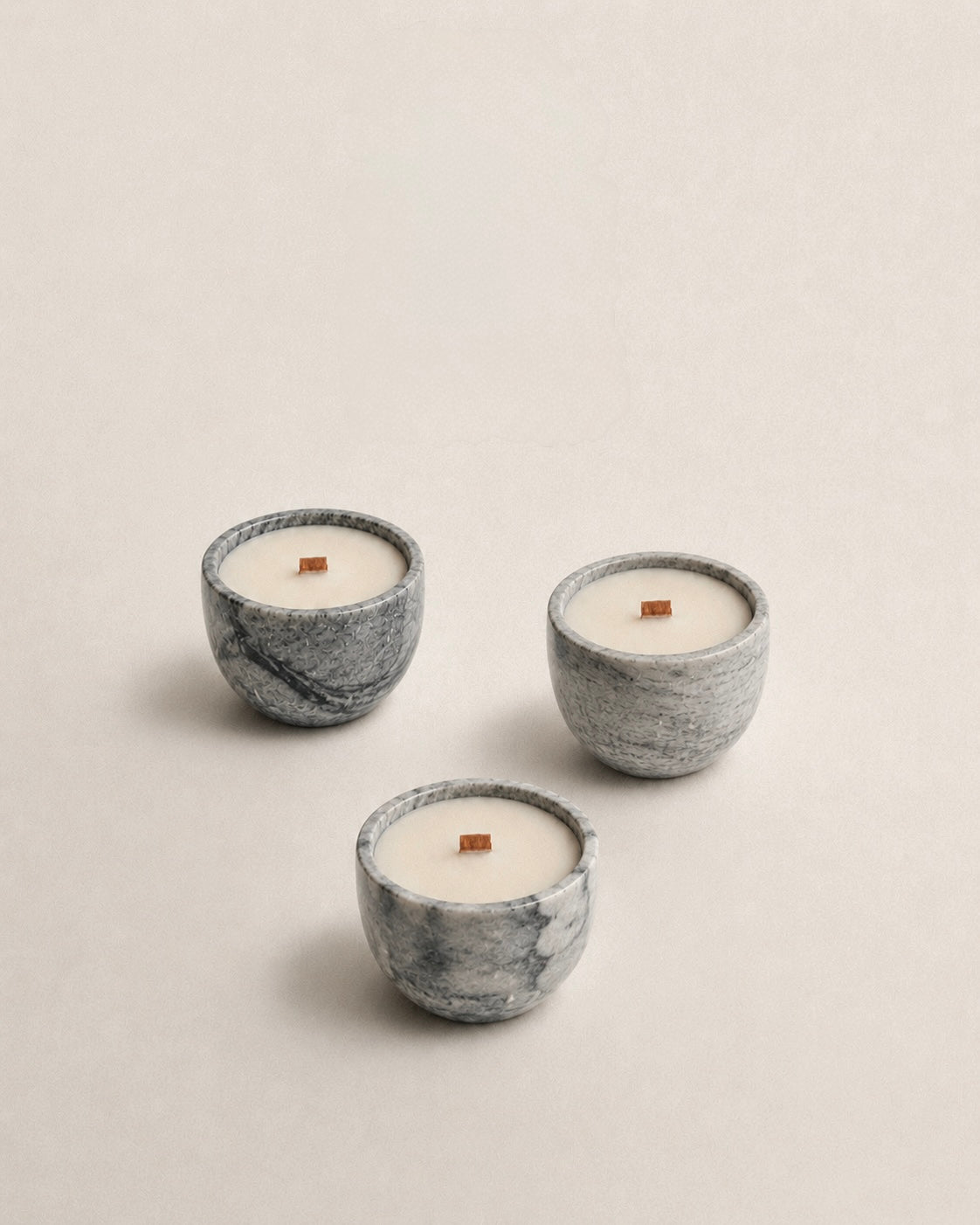 Marble candles