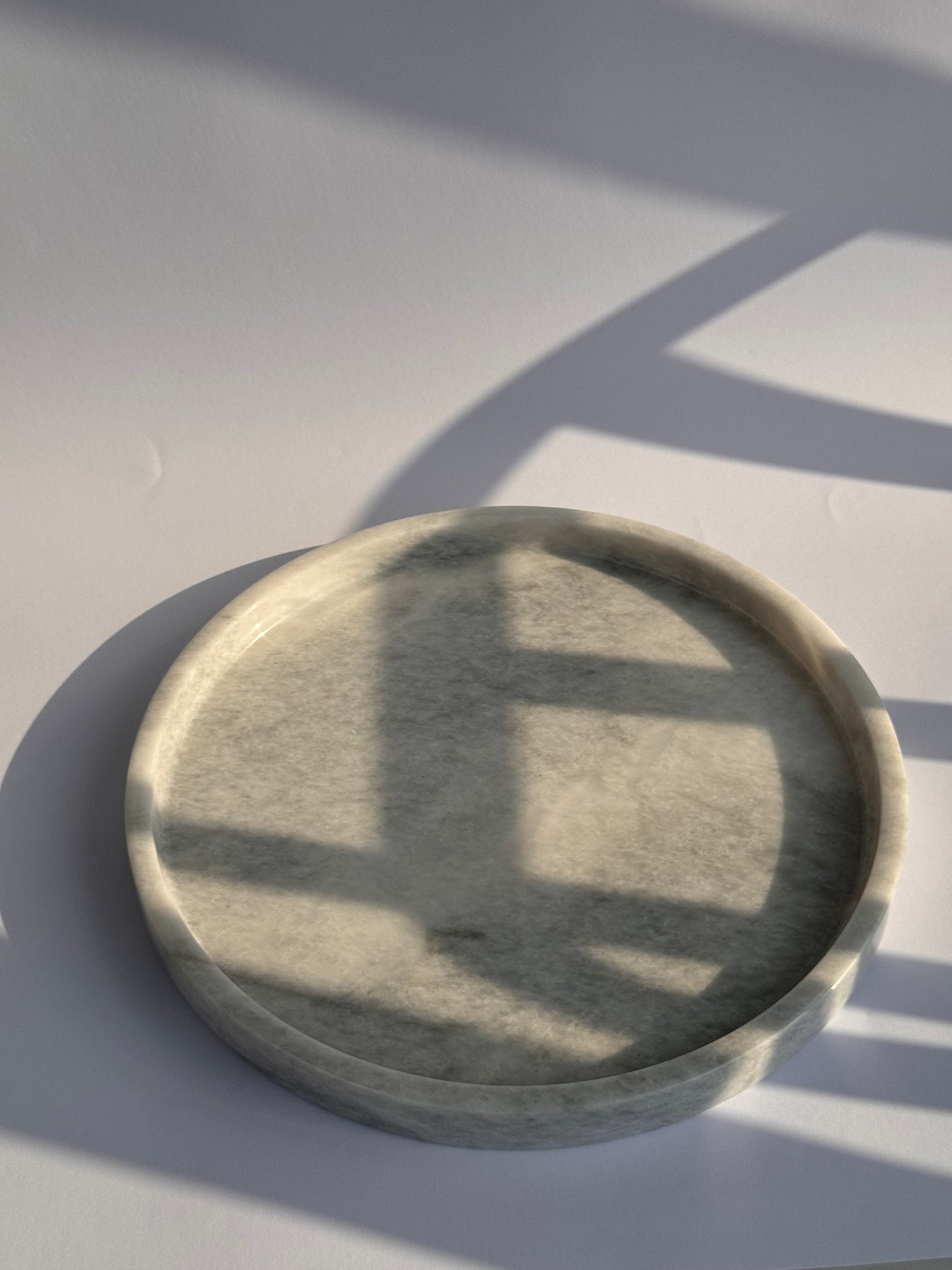 Grey Marble Plate