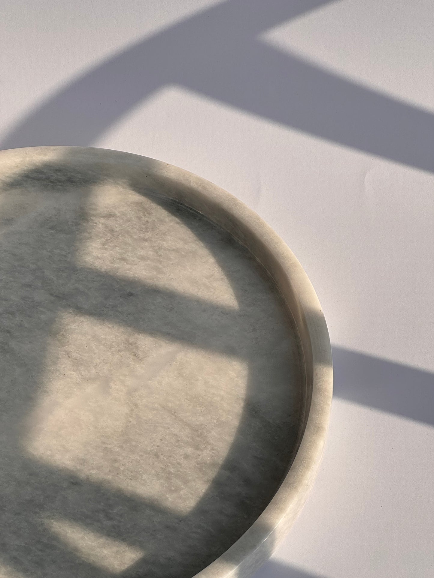 Grey Marble Plate