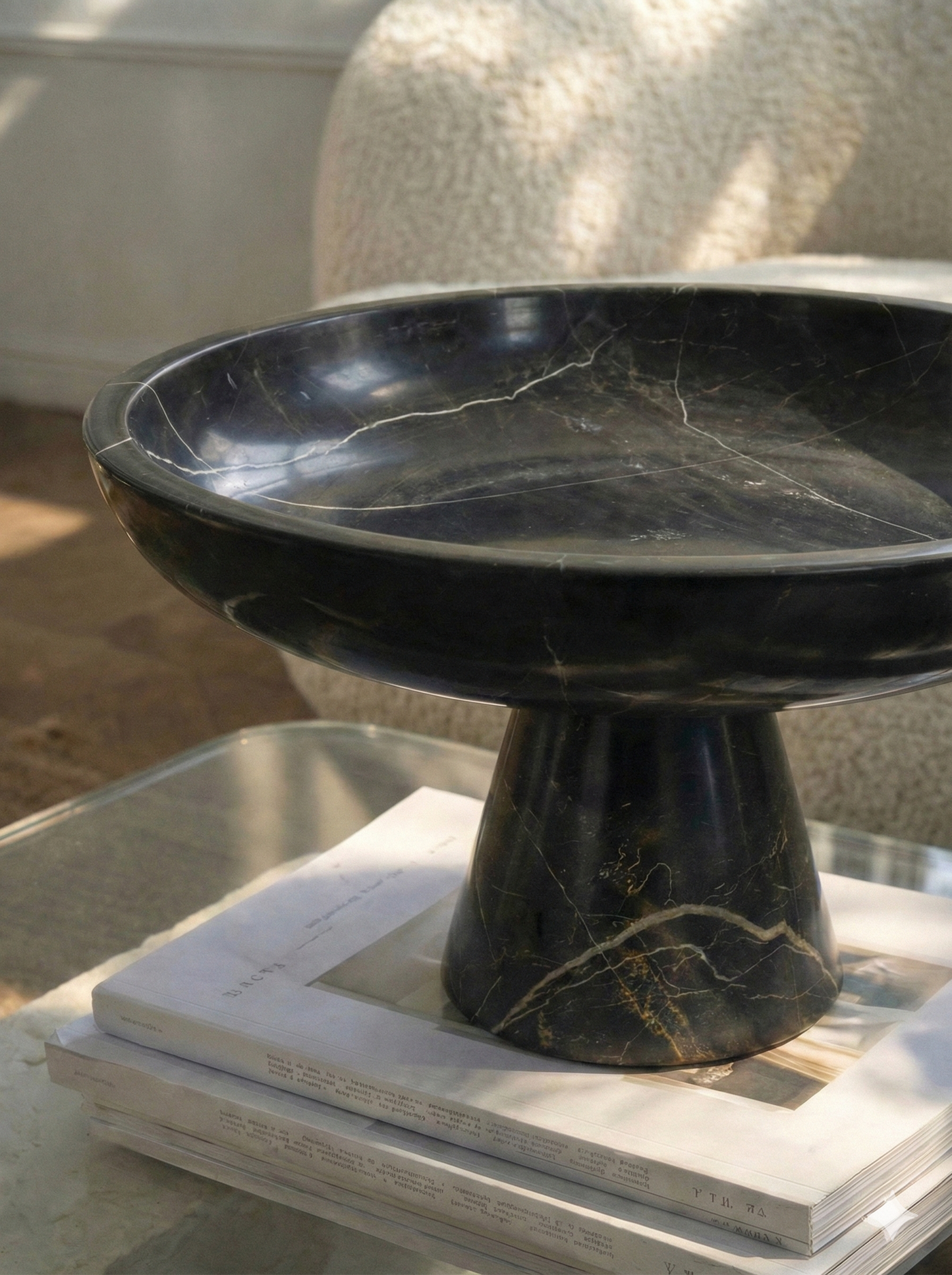 Sable Pedestal Bowl