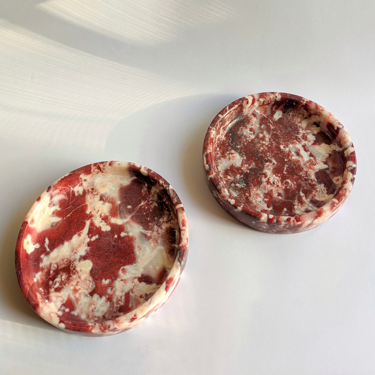 Rosso Levanto Marble Platter