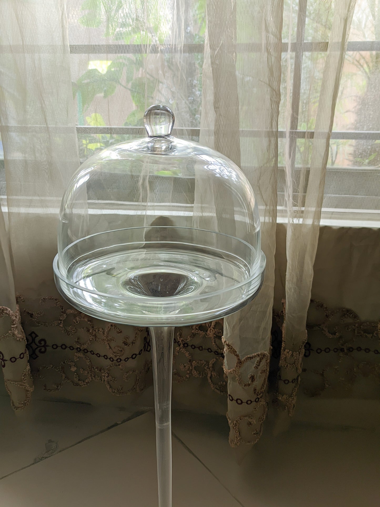 Tall Glass Apothecary Jar
