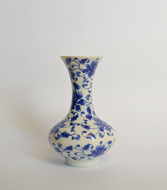 Prince Blue Porcelain Vase